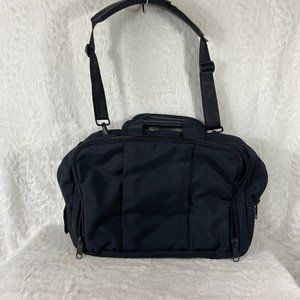 Brenthaven Carrying Briefcase Messenger Bag Laptop Computer Office Black 17" EUC